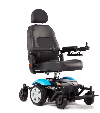 Merits P326A Vision Sport Folding Power Wheelchair - up to 135° Recline, Supports 300lbs