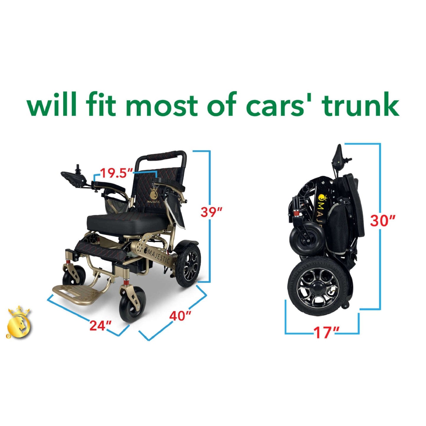 Comfy Go MAJESTIC IQ-7000 Remote Controlled Electric Wheelchair