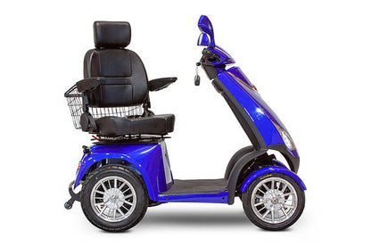 E-Wheels EW-72 Heavy Duty Four Wheel Electric Mobility Scooter with Alarm System