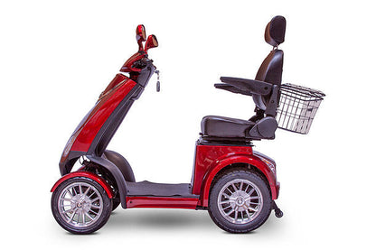 E-Wheels EW-72 Heavy Duty Four Wheel Electric Mobility Scooter with Alarm System