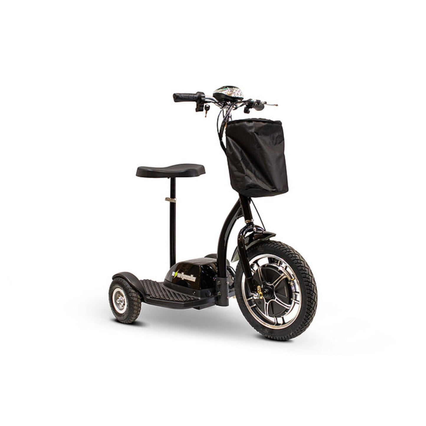 E-Wheels EW-18 Three Wheel Folding Mobility Scooter Stand and Ride