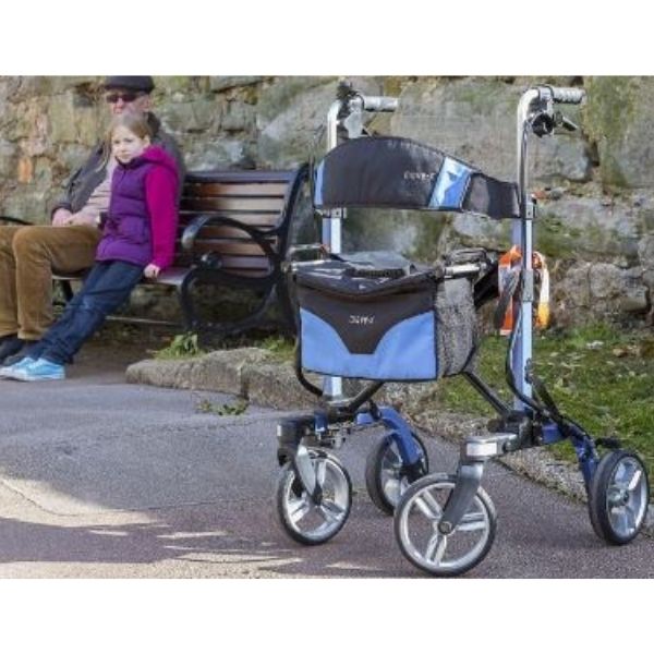 EV Rider Move X Easy Compact 4 Wheel Rollator