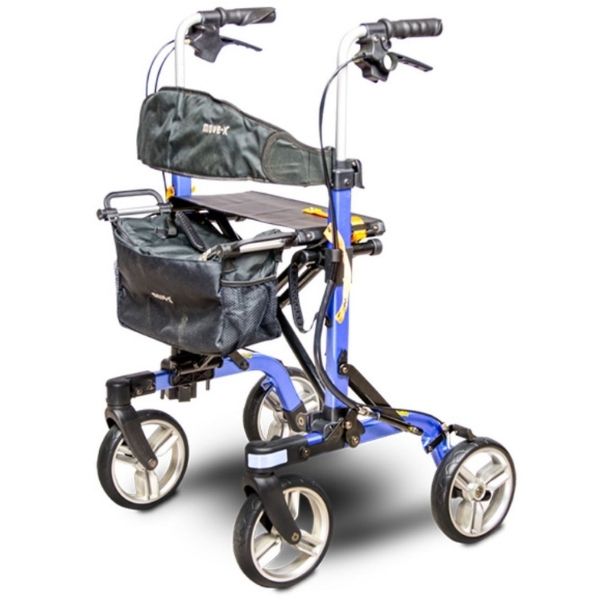 EV Rider Move X Easy Compact 4 Wheel Rollator