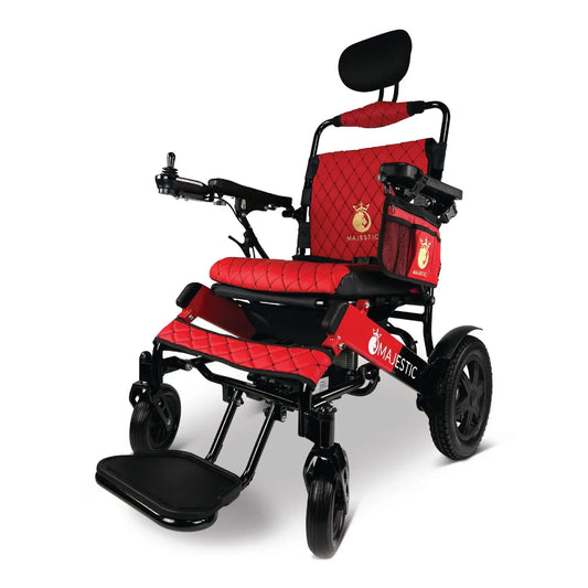 Comfy Go MAJESTIC IQ-9000 LONG RANGE ELECTRIC WHEELCHAIR WITH RECLINE (17.5” OR 20” WIDE SEAT)