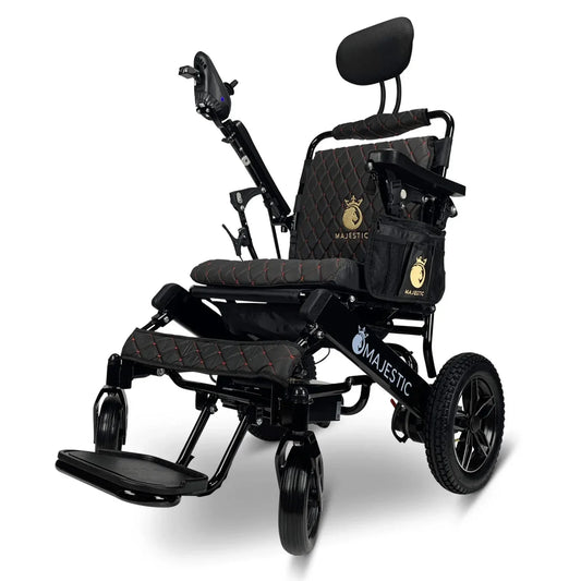 Comfy Go MAJESTIC IQ-8000 Remote Controlled Electric Wheelchair with Recline (17.5” OR 20” Wide Seat)