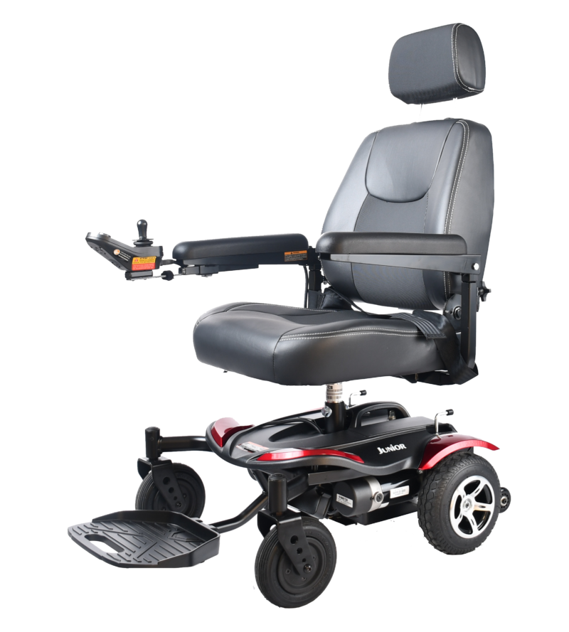 Merits P320 Junior Portable Power Wheelchair Mobility Scooter - With Anti Flat Tires, 300 Lbs Weight Capacity