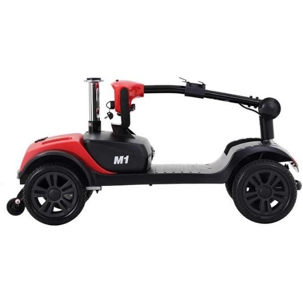 Metro Mobility M1 Lite 4-Wheel Foldable Lightweight Mobility Scooter - Comfort Swivel Seat, Long Range w/ Flat Free Tires For Seniors