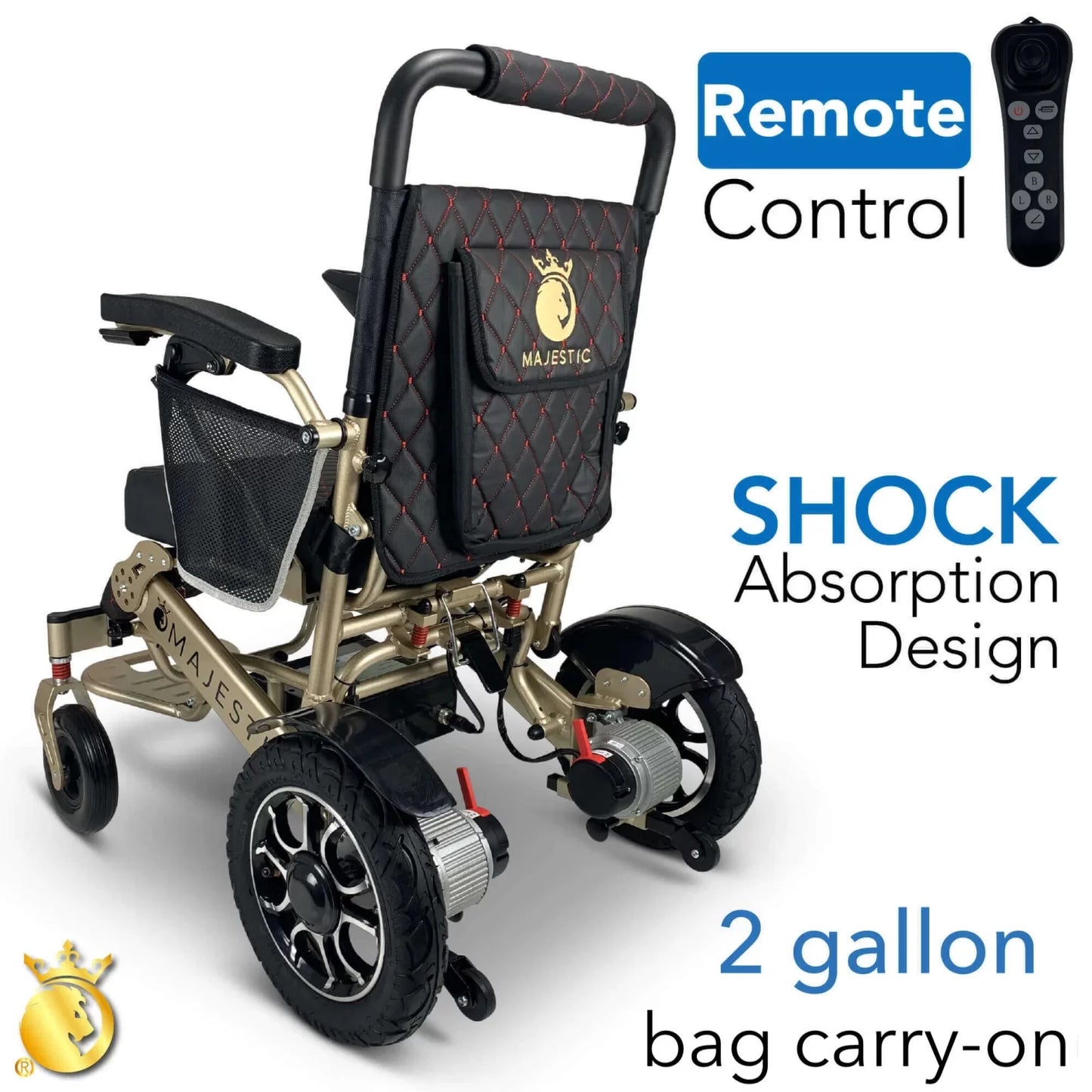 Comfy Go MAJESTIC IQ-7000 Remote Controlled Electric Wheelchair