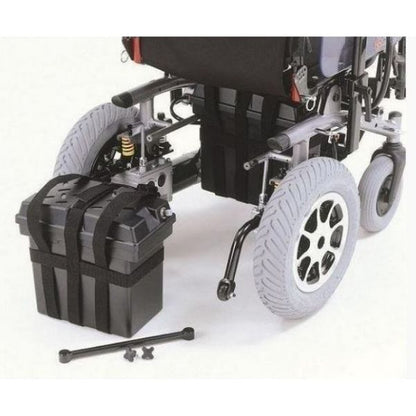 Merits P183 Heavy-Duty Bariatric Folding Power Wheelchair - 700lbs Weight Capacity w/ Anti Flat Foam Tires