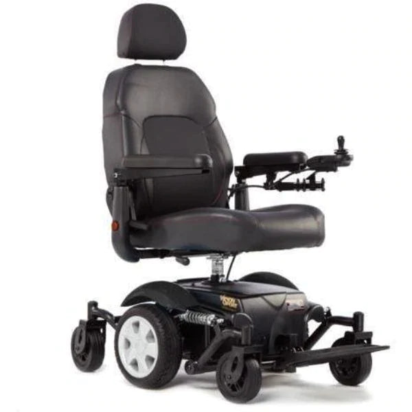 Merits P326A Vision Sport Folding Power Wheelchair - up to 135° Recline, Supports 300lbs