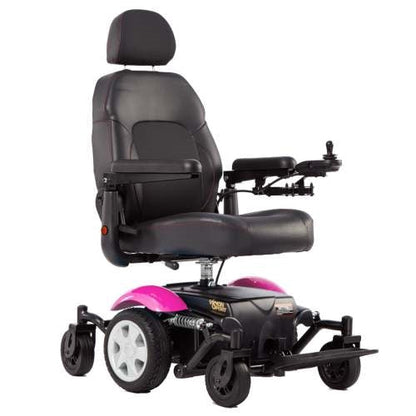 Merits P326A Vision Sport Folding Power Wheelchair - up to 135° Recline, Supports 300lbs