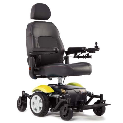 Merits P326A Vision Sport Folding Power Wheelchair - up to 135° Recline, Supports 300lbs