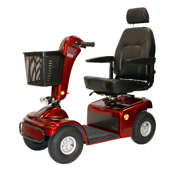 Shoprider Sprinter XL4 4-Wheel Heavy Duty Mobility Scooter - Extra Long Distance All Terrain Power Chair w/ Swivel Seat, 350lbs Weight Capacity