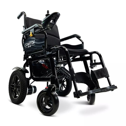 Comfy Go X-6 ComfyGO Lightweight Electric Wheelchair (17.5″ Wide Seat)