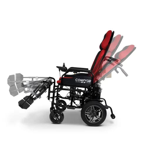 Comfy Go X-9 Remote Controlled Electric Wheelchair with Automatic Recline