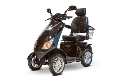 E-Wheels EW-72 Heavy Duty Four Wheel Electric Mobility Scooter with Alarm System